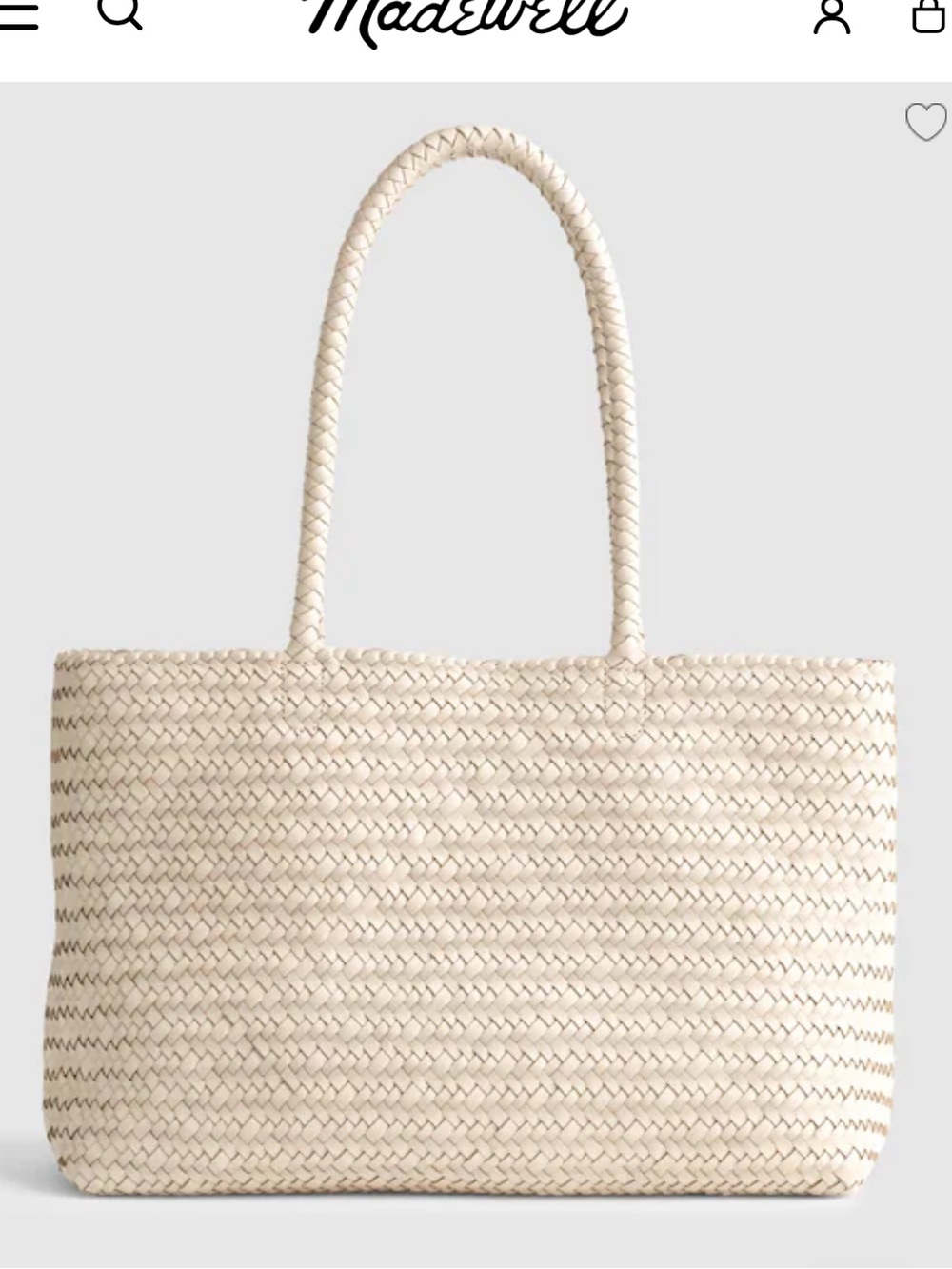 Madewell Signature Woven Leather Tote